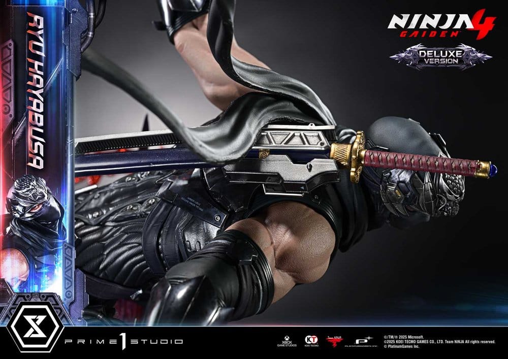 Estátua Ninja Gaiden 4 Ultimate Premium Masterline Series 1/4 Ryu Hayabusa Deluxe Version 70 cm