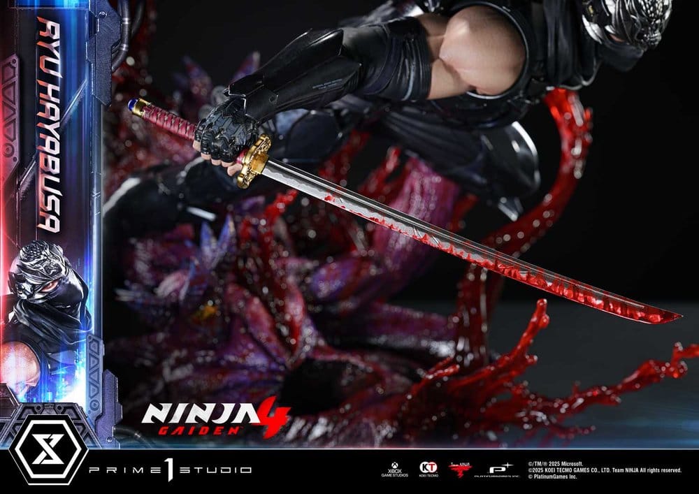 Estátua Ninja Gaiden 4 Ultimate Premium Masterline Series 1/4 Ryu Hayabusa Deluxe Version 70 cm