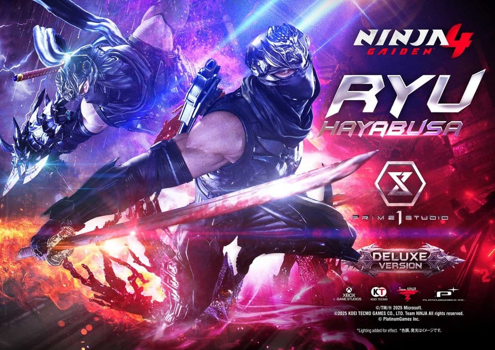 Ninja Gaiden 4 Ultimate Premium Masterline Series Estatua 1/4 Ryu Hayabusa Deluxe Bonus Version 70 cm