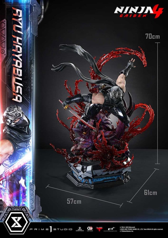 Ninja Gaiden 4 Ultimate Premium Masterline Series Estatua 1/4 Ryu Hayabusa Deluxe Bonus Version 70 cm
