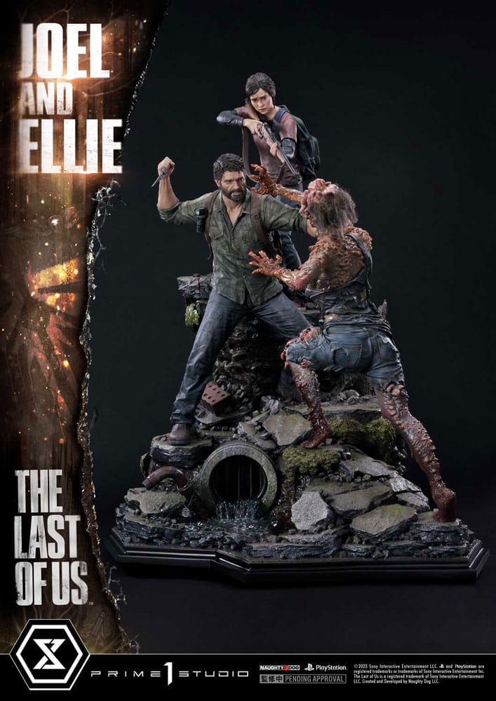 The Last of Us Part I Estatua 1/4 Ultimate Premium Masterline Series Joel & Ellie (The Last of Us Part I) 73 cm