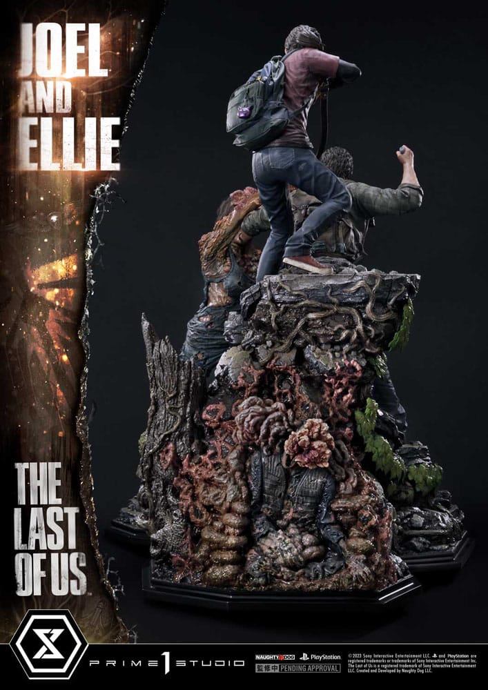 The Last of Us Part I Estatua 1/4 Ultimate Premium Masterline Series Joel & Ellie (The Last of Us Part I) 73 cm