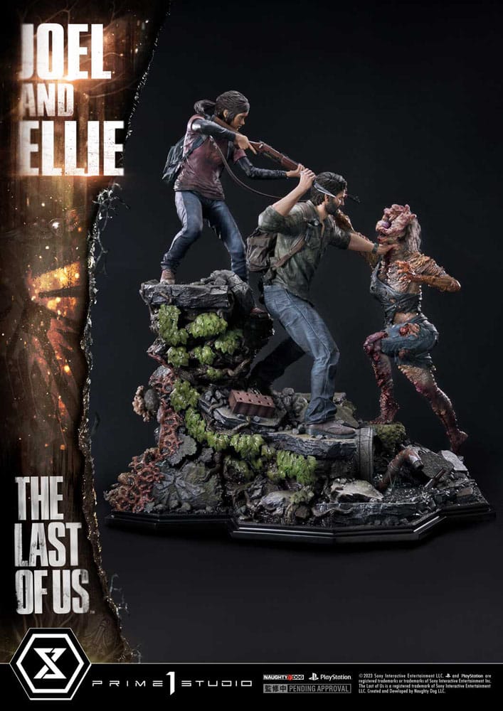 The Last of Us Part I Estatua 1/4 Ultimate Premium Masterline Series Joel & Ellie (The Last of Us Part I) 73 cm