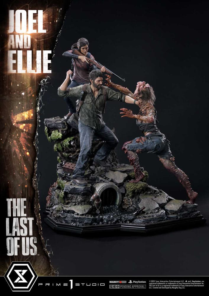 The Last of Us Part I Estatua 1/4 Ultimate Premium Masterline Series Joel & Ellie (The Last of Us Part I) 73 cm