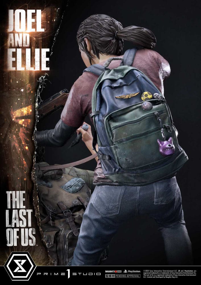 The Last of Us Part I Estatua 1/4 Ultimate Premium Masterline Series Joel & Ellie (The Last of Us Part I) 73 cm