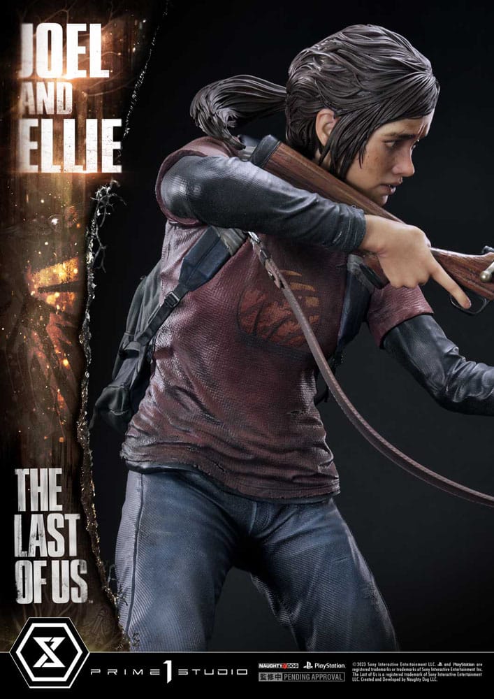 The Last of Us Part I Estatua 1/4 Ultimate Premium Masterline Series Joel & Ellie (The Last of Us Part I) 73 cm
