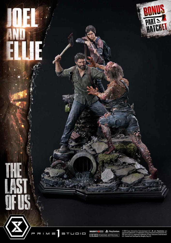 The Last of Us Parte I Estátua Ultimate Premium Masterline Series Joel & Ellie Versão Deluxe Bónus (The Last of Us Parte I) 73 cm Frikytopia