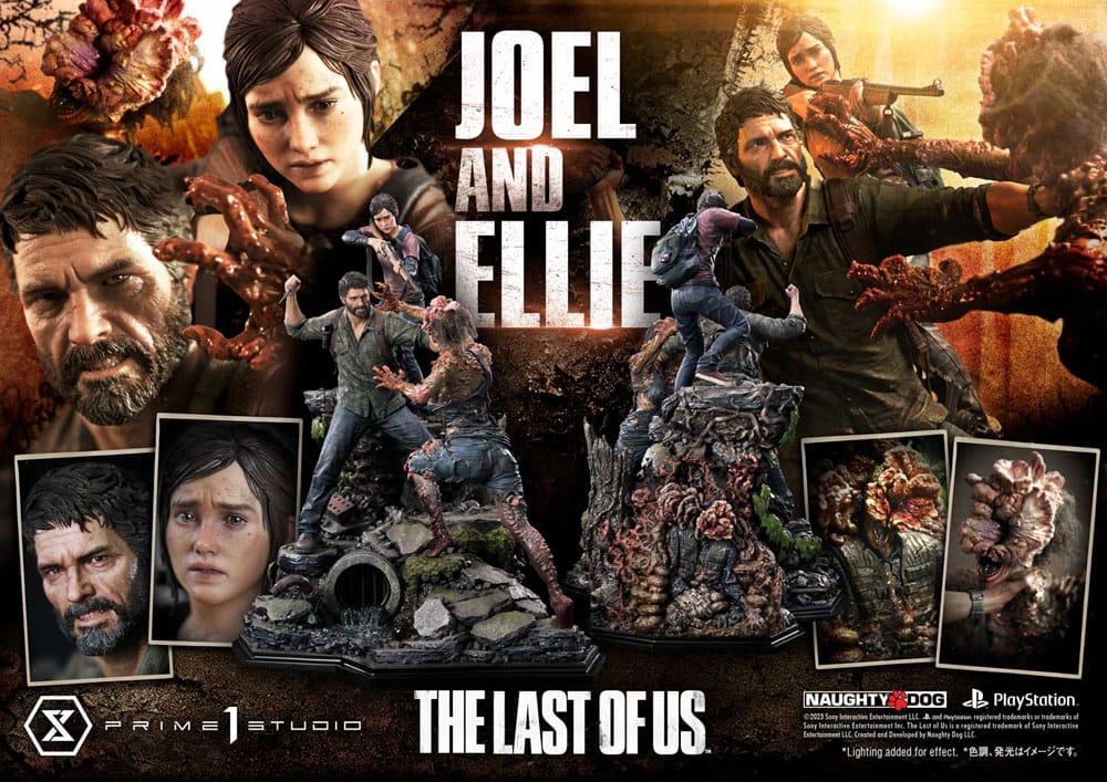 The Last of Us Part I Estatua Ultimate Premium Masterline Series Joel & Ellie Deluxe Bonus Version (The Last of Us Part I) 73 cm