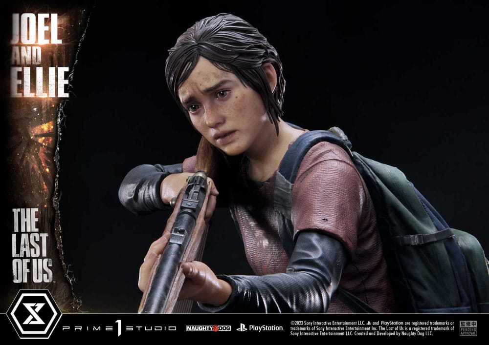 The Last of Us Parte I Estátua Ultimate Premium Masterline Series Joel & Ellie Versão Deluxe Bónus (The Last of Us Parte I) 73 cm