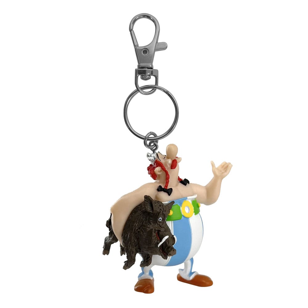 Asterix Llavero Obelix Carrying a Boar 14 cm Frikytopia