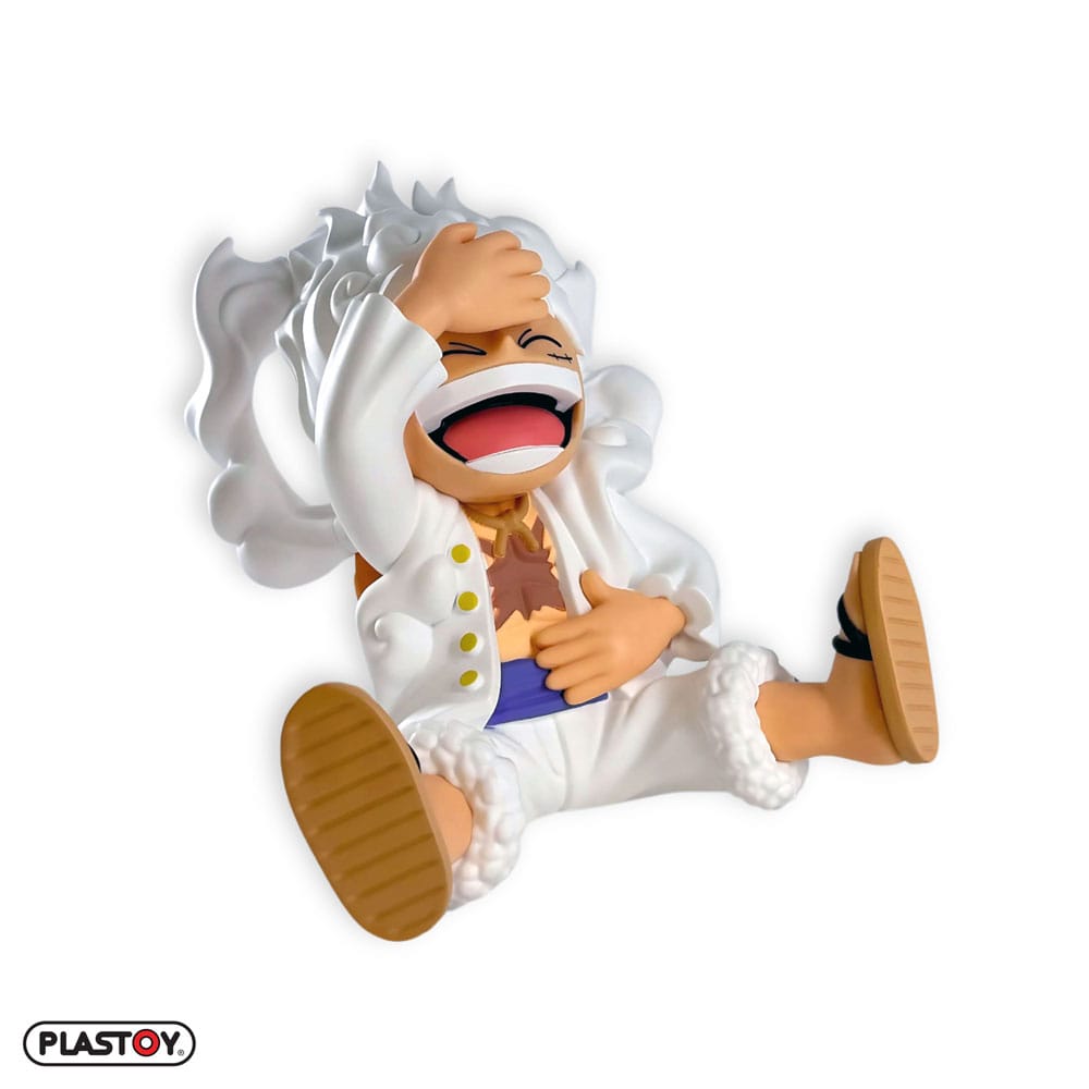 Figura hucha plastoy one piece luffy gear 5 15 cm