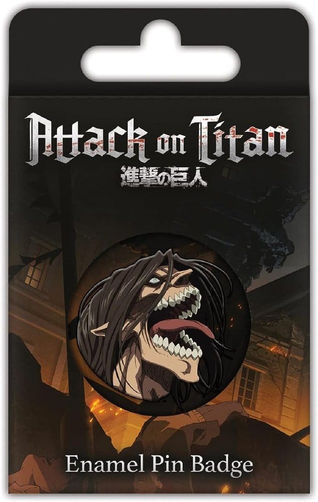 Attack on Titan Pin Esmaltado S3 (Eren Titan Rage)