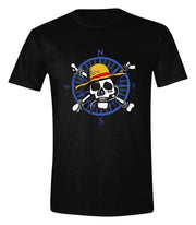 One Piece Camiseta Logo Pirata Talla M
