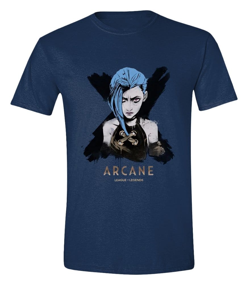 Arcane Camiseta Jinx Portrait Talla L