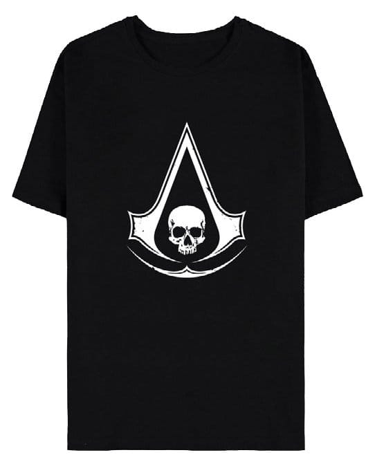 Assassin's Creed Camiseta Black Flag Resynched Skull Talla L