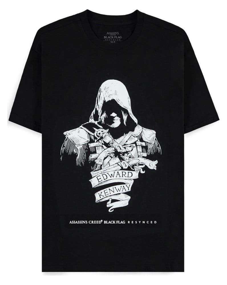Assassin's Creed Camiseta Black Flag Resynched Edward Kenway Talla L Frikytopia