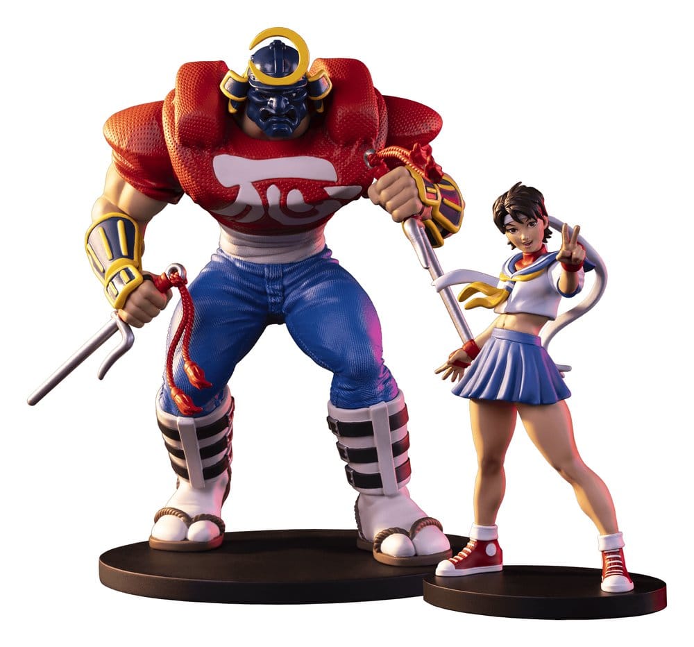Street Fighter Street Jam Estatuas 1/10 Sakura & Sodom 22 cm Frikytopia