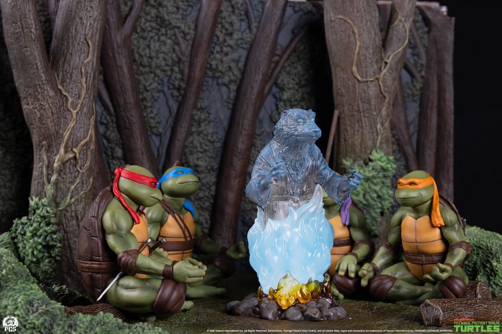 Tortugas Ninja (Movie Moments) Mini Scale Diorama Splinter's Spirit 36 cm