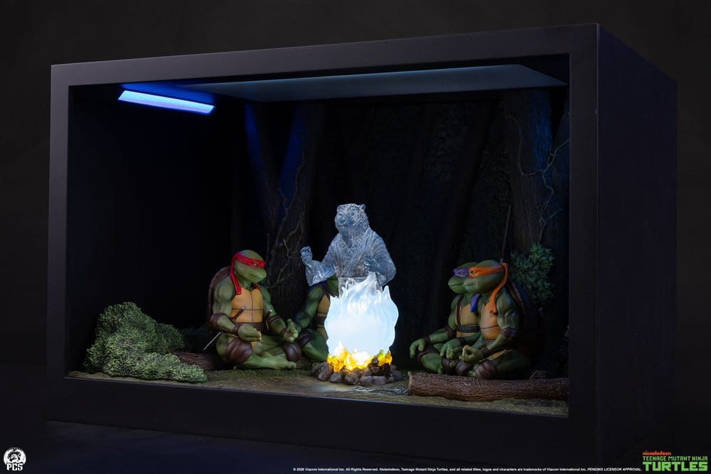Tortugas Ninja (Movie Moments) Mini Scale Diorama Splinter's Spirit 36 cm