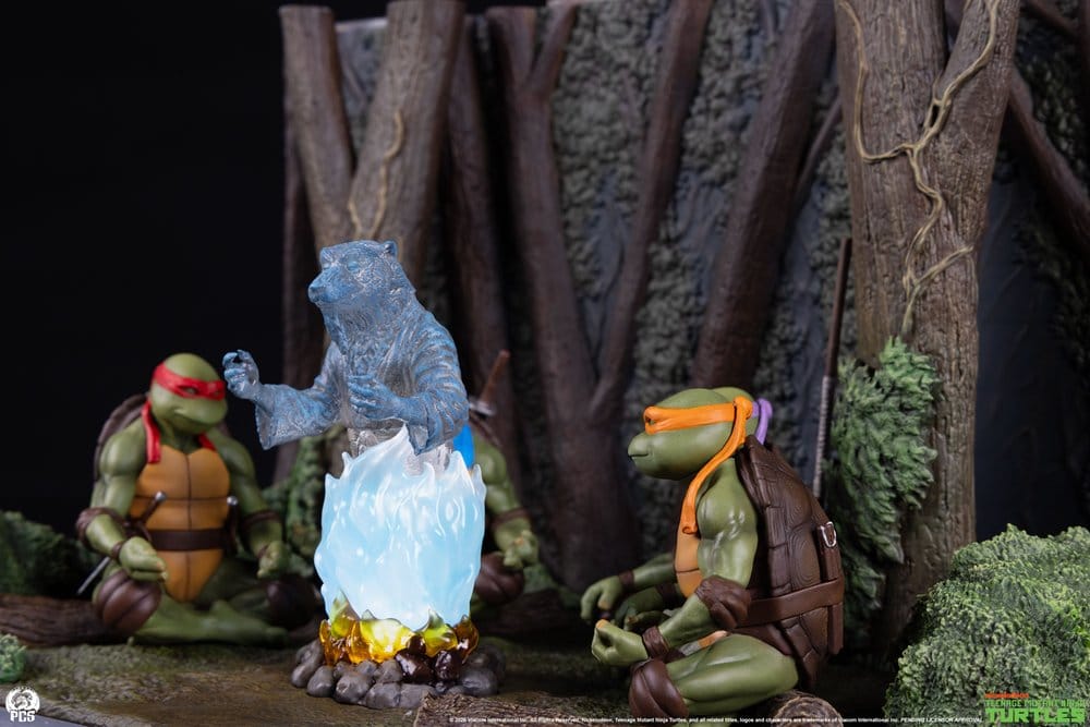 Tortugas Ninja (Movie Moments) Mini Scale Diorama Splinter's Spirit 36 cm