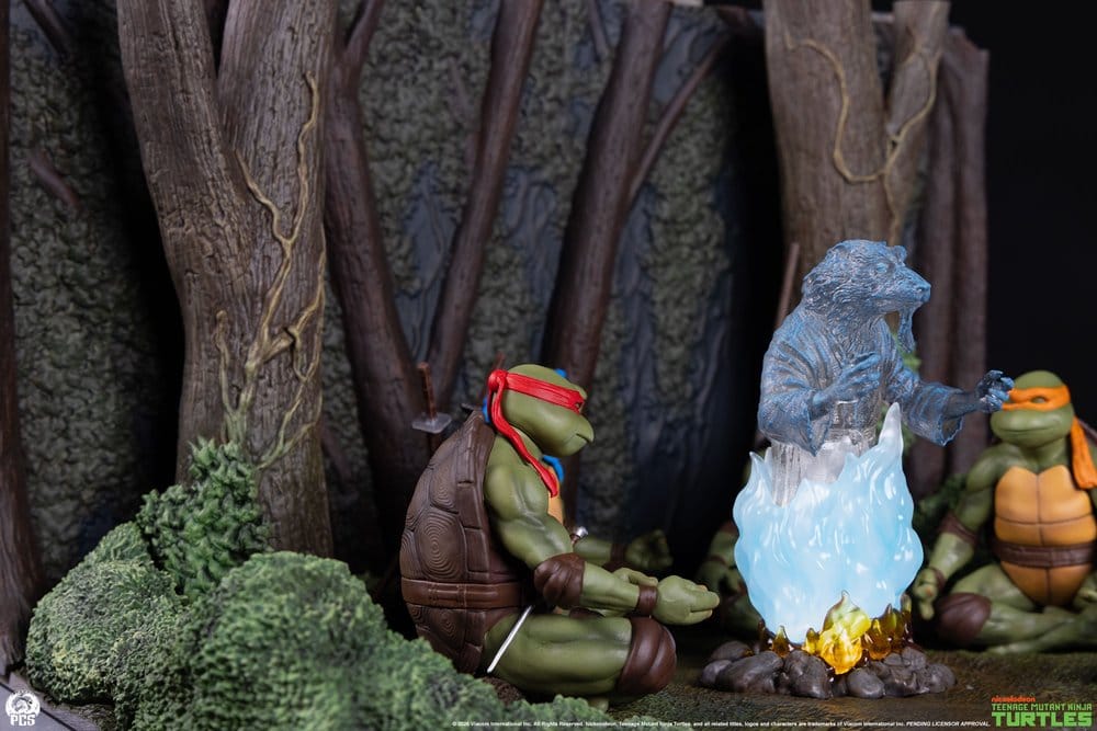 Tortugas Ninja (Movie Moments) Mini Scale Diorama Splinter's Spirit 36 cm