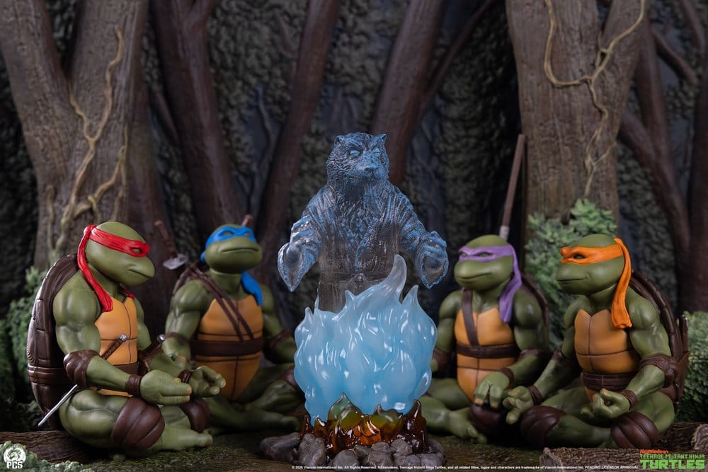 Tortugas Ninja (Movie Moments) Mini Scale Diorama Splinter's Spirit 36 cm