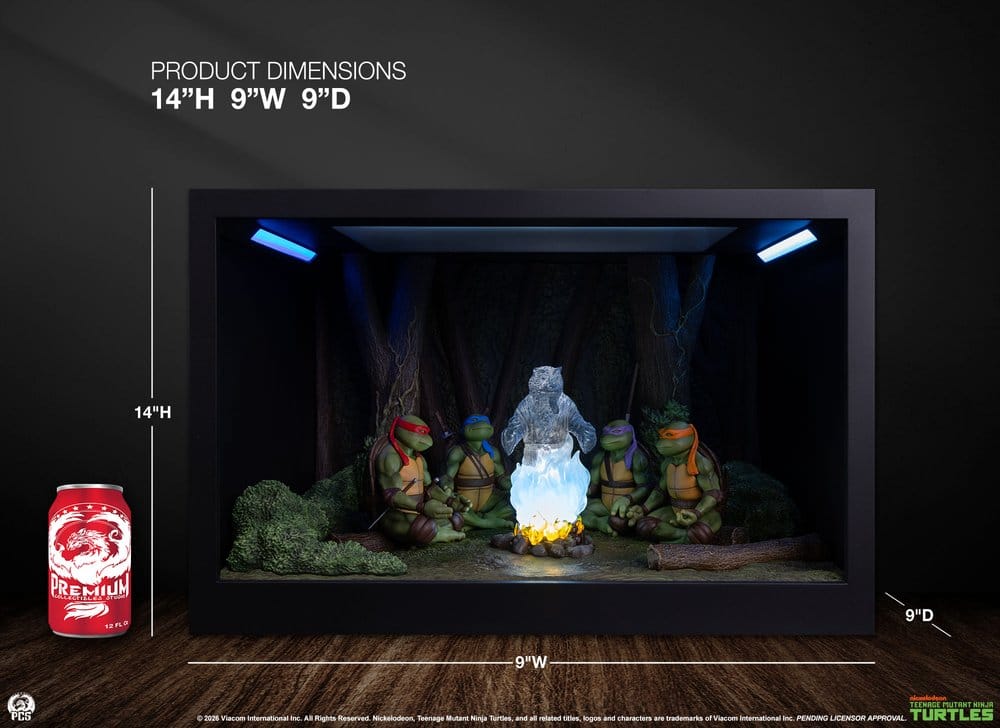 Tortugas Ninja (Movie Moments) Mini Scale Diorama Splinter's Spirit 36 cm