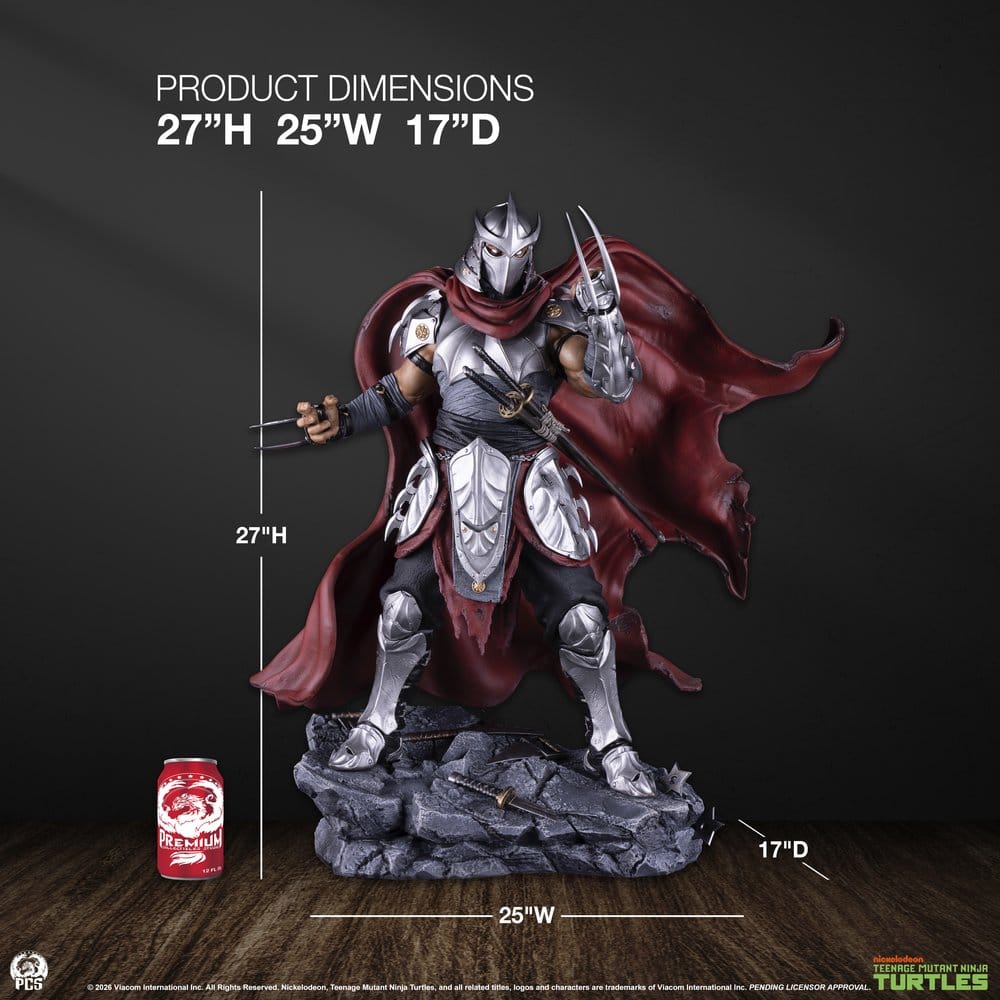 Tortugas Ninja Legends Estatua 1/3 Shredder (Comic Variant) 69 cm