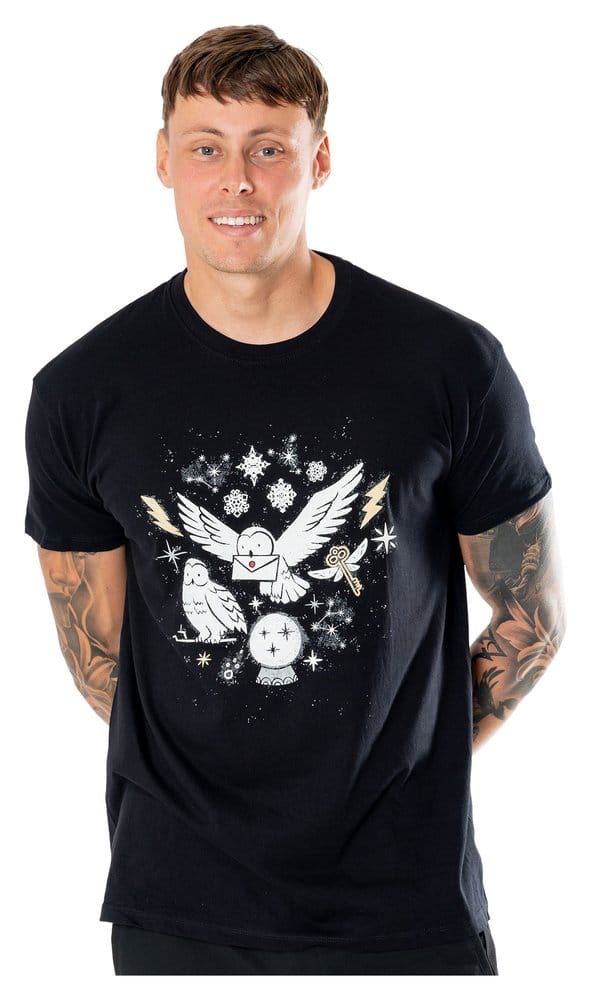 Harry Potter Camiseta Hedwig Magical Xmas Talla L