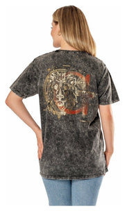 Harry Potter Camiseta Acid Wash Gryffindor Talla S