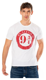 Harry Potter Camiseta Platform 9 3/4 Raised Print Talla M