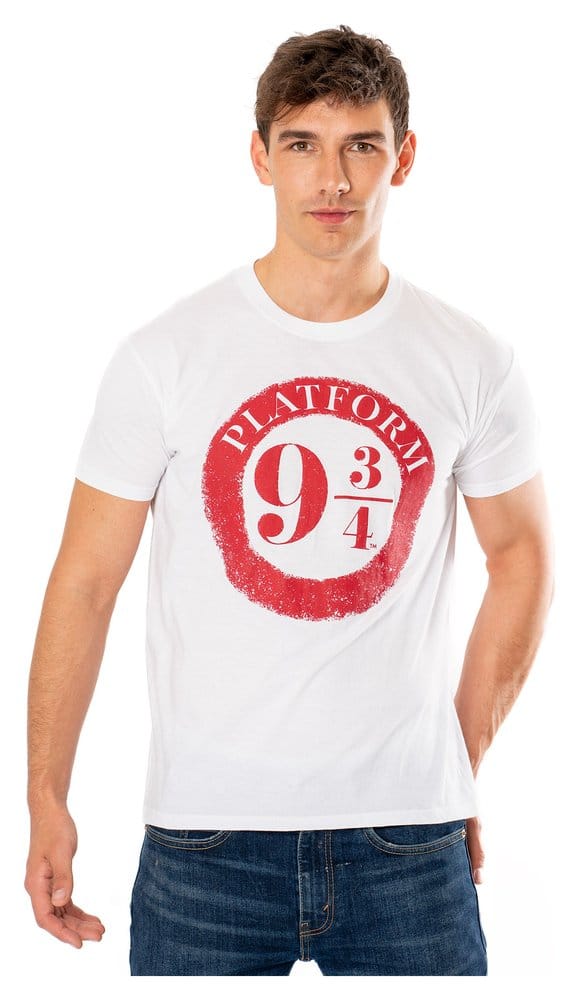 Harry Potter Camiseta Platform 9 3/4 Raised Print Talla XL Frikytopia