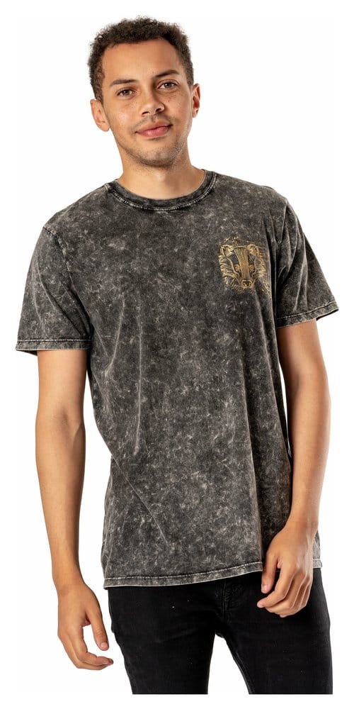 Harry Potter Camiseta Hufflepuff Acid Wash Talla S