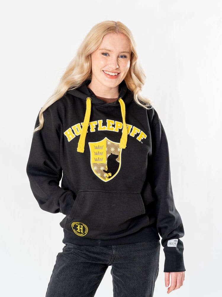 Harry Potter Sudadera capucha Hufflepuff Deluxe Talla S
