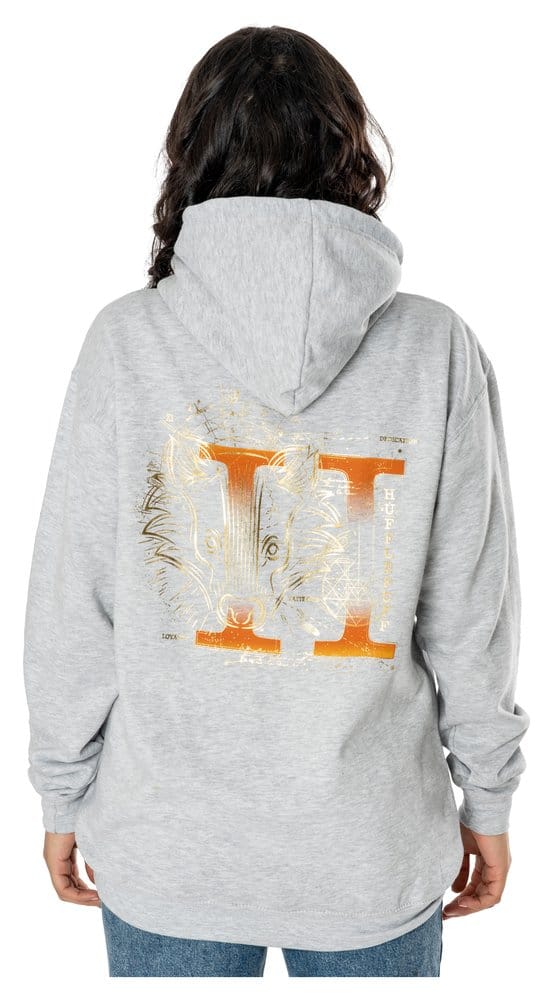 Harry Potter Sudadera capucha Hufflepuff Zodiac Talla M