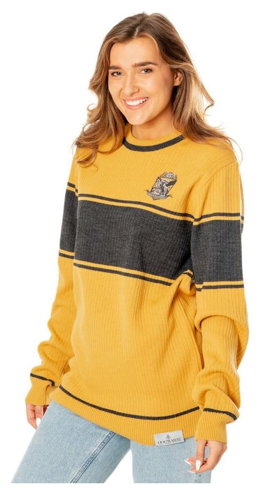 Harry Potter Sudadera niño Hufflepuff Varsity Talla S Frikytopia