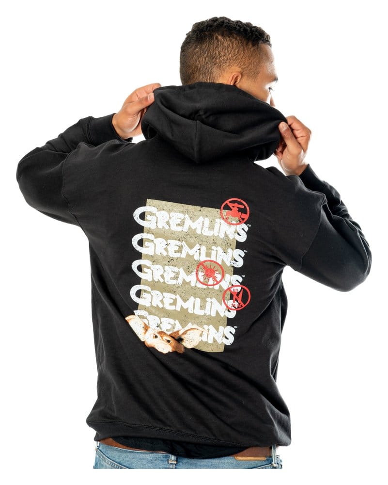 Gremlins Sudadera capucha Front Back Tear-Away Talla S