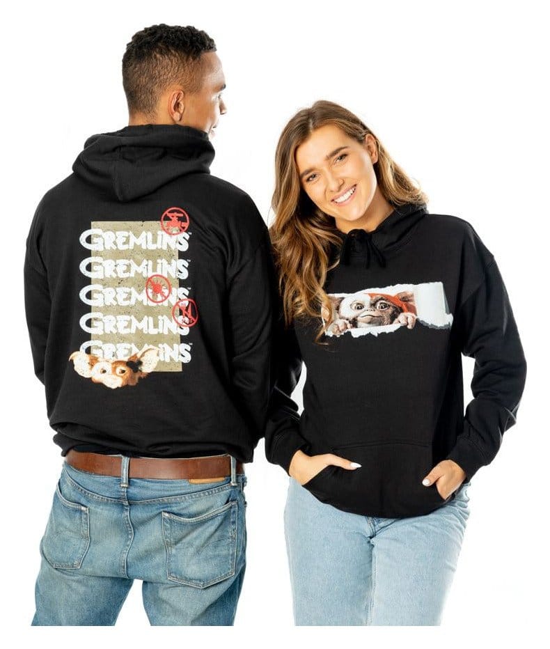Gremlins Sudadera capucha Front Back Tear-Away Talla S