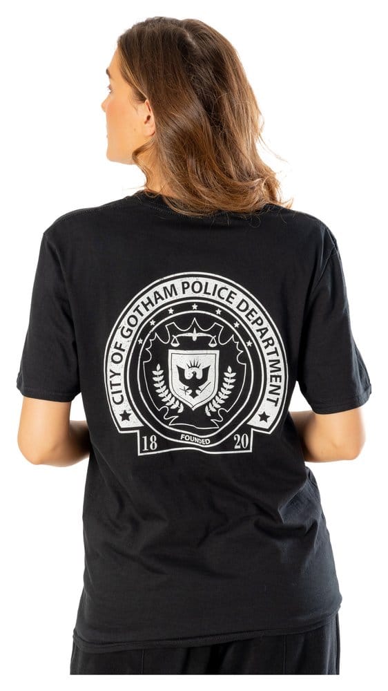 Batman Camiseta Arkham City GCPD Front Back Talla M