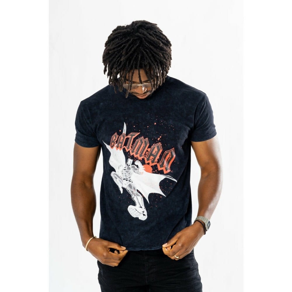 Batman Camiseta Rock Acid Wash Talla S Frikytopia