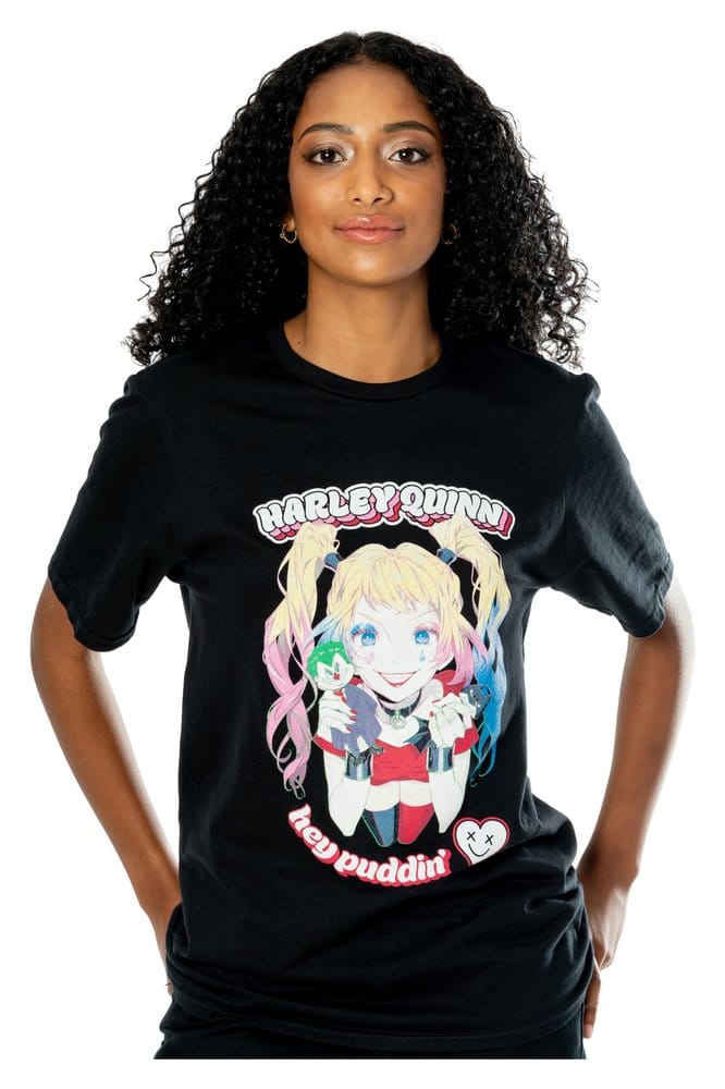 DC Camiseta Harley Quinn Anime Puddin' Talla M