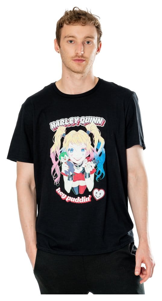 DC Camiseta Harley Quinn Anime Puddin' Talla XL