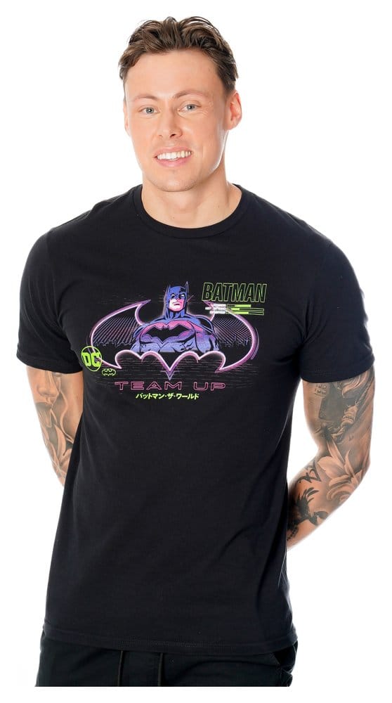 Batman Camiseta Anime Matrix Grid Talla S