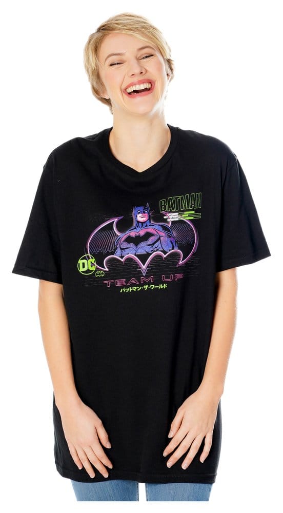 Batman Camiseta Anime Matrix Grid Talla L
