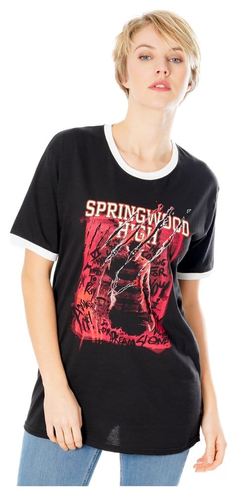 Pesadilla en Elm Street Camiseta Springwood High Talla S