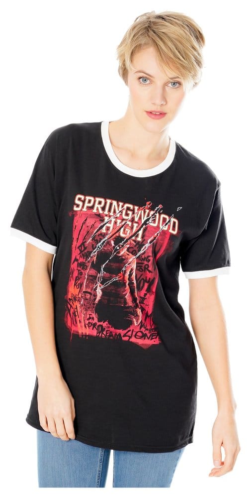 Pesadilla en Elm Street Camiseta Springwood High Talla S