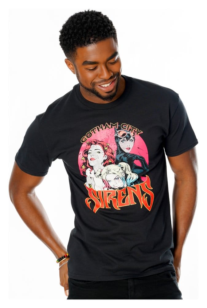 Gotham City Sirens Camiseta Vintage Poster Talla M