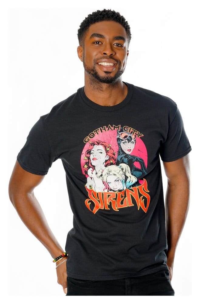 Gotham City Sirens Camiseta Vintage Poster Talla S