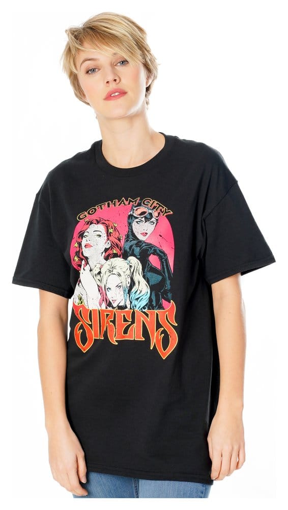 Gotham City Sirens Camiseta Vintage Poster Talla M