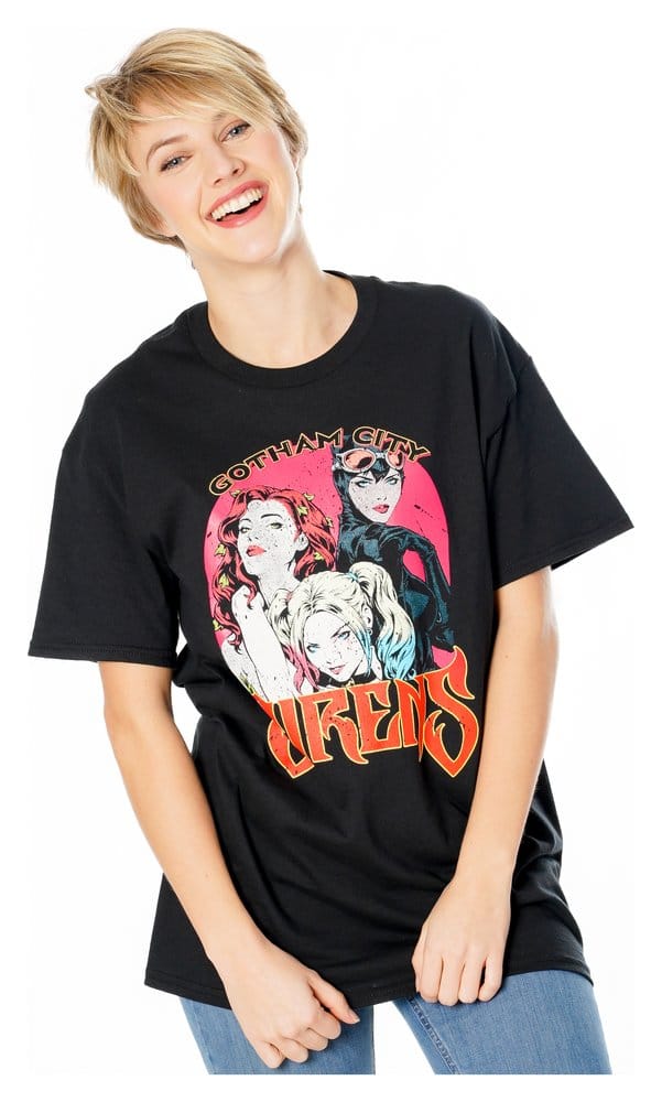 Gotham City Sirens Camiseta Vintage Poster Talla L